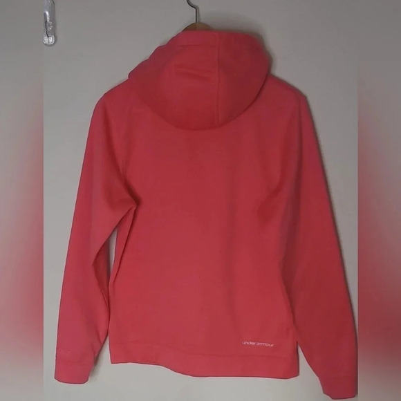 Under Armour Pink Storm Hoodie with Camo Logo Size Medium‎ - Picture 5 of 12